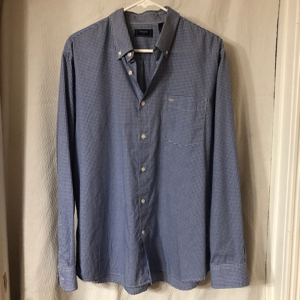 Men’s Dockers Long Sleeve Dress Shirt (A1)